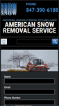 Mobile Screenshot of americansnowremoval.com